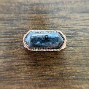 KEEP Collective - Black Larvikite Geo Bar - Retired